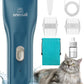 oneisall Pet Clipper for Cat Matted Hair, Pet Shaver for Cats Quiet Pet Clippers Waterproof Cordless Cat Clippers for Matted Hair Long Hair with Storage Bag (Green)