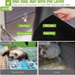 GUTINNEEN Rabbit Hutch Indoor Guinea Pig Cage Bunny House 36.6" Upgraded with Anti Chewing Edges, Cool Zinc Sheet, Leakproof PVC Layer, Wire Floor, Detachable Legs (Grey)