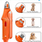 2 in 1 Dog Nail Clippers & Cat Nail Clippers Trimmers for Large Medium Small Dogs Cats Claw Trimmer Quick Sensor and Safety Guard USB Rechargeable Dogs Nail Trimmer with Catcher & 2 LED Lights
