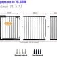 Baby Gates Extra Wide 71.5-76.4 Inch Large Baby Gates for Stairs Tension Pet Dog Gates Indoor for Doorways No Drilling Pressure Mounted Pet Gates for Kids