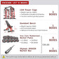 Smith Machine with Cable Crossover System, Multi-Function Power Cage Squat Rack for Home Gym, Power Rack and Packages Weight Sets.