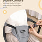 HOMEAL Toddler Booster Seat for Dining Table with Backrest and Adjustable Straps, Breathable Booster Seat for Kitchen Chair, Portable Non-Slip Bottom Booster Seat for Table, Light Grey