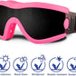 Small Dog Sunglasses with Adjustable Strap UV Protection, Winproof Puppy Sunglasses, Suitable for Dogs Eyes Protection，Soft Dog Goggles