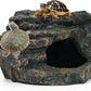 Gecko Tank Acccessories, Turtle Tank Accessories, Perfect Tortoise Hide Fish Tank Decor for Betta, Fish, Snake Hide, Professional Turtle Basking Platform (Medium)