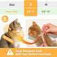 ComSaf Cat Cone Collar Soft - Cat Cones to Stop Licking e Collar for Cats After Surgery, Elizabethan Collar for Kitten Recovery, Comfortable Soft e Collar Cone for Small Cats, Yellow Flowers, S