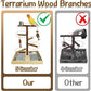 Tfwadmx Bird Perch Natural Wood Stand Parakeet Playground Toy Parrot Play Stand Platform Bird Cage Branch Perch Accessories for Canaries Cockatiels Conure Lovebirds