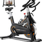 Exercise Bike, Wenoker Stationary Bike for Home, App Supported Indoor Bike with Silent Belt Drive, Heavy Flywheel, Multi-grips Handlebar and Upgraded Digital Display