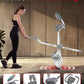 HARISON Folding Exercise Bike 350 LBS Capacity, 5 in 1 Bluetooth Stationary Bikes for Home with 16-Level Resistance and Arm Resistance Bands, Magnetic X-Bike with LCD Monitor & Back Support (HR-X3LWhite)