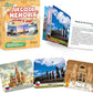 Menique Explore The World Memory Matching Game – Spanish Edition – 100 Cards (50 Pairs) with Iconic Landmarks, Country & Flag – Educational Geography Game in Spanish.