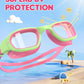 Kids Swim Goggles,Swimming Goggles for Kids 6-14, Anti-Fog UV Protection Pool Glasses for Boys Girls
