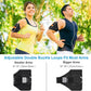 Running Armband with Earphone Bag Cell Phone Armband for iPhone 16 15 Pro 14 Plus 13 11 XR XS, Galaxy S24/S10 Water Resistant Sports Phone Holder Case & Zipper Slot Car Key Holder for 6.9 inch Phone