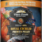 Royal Cichlid Premium Sinking Fish Food, Wild Sword Prawns, All Natural Ingredients, Carnivore Pellets for Large Tropical Fish, 16 oz