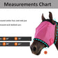 Horse Fly Mask, with UV Protection Horse Fly Mask, Full Face Fine Mesh Coverage Provide Better Vision and Airflow for Horses