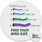 Safety Pumice Perch - Trims Nails and Beak - Promotes Healthy Feet - Safe Non-Toxic Bird Supplies for Bird Cages - X-Large 14"