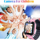 Goodatech Smart Watch for Kids Boys Girls Learning Toys with 16 Games Phone Call SOS, Camera Voice Music Player Recorder Alarm Clock,4-12 Years Birthday (Pink)