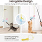 Potaroma Cat Toys Flapping Elephant, Interactive Realistic Kitten Toy Stuffed with Catnip and Crinkle Paper Hangable Design for Bored Indoor Cats 6.3 Inches