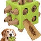 Interactive Puzzle Dog Toy Encourage Natural Foraging Skill, Durable Dog Enrichment Toy Snuffle Cube Cloth Strip with Hide & Seek Food, Slow Feeder for Mind Stimulate & Stress Relief (Green)