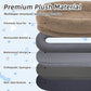 Human Dog Bed, Large Dog Beds for Humans Size Fits You and Pets, Washable Faux Fur Orthopedic Human Pet Bed for People Doze Off, Napping, Present Pillow, Blanket, Strap - Khaki