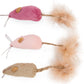 Petlinks (3 Count) 3 Blind Mice Catnip Cat Toys - Randomly Selected Color, 3 Count