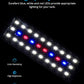 NICREW Clip on Aquarium Light, Fish Tank Light with White, Blue and Red LEDs, Planted Aquarium Light for Nano Tank, 2 Lighting Modes