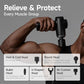 Percussion Massage Gun Deep Tissue with Heat and Cold, Portable Handheld Muscle Massager, Percussion Back Body Masajeador 12mm Amptitude for Athletes, Runner, Gifts for Men Women