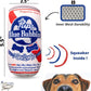 Pup Light and Pups Blue Rubbin - Parody Beer Dog Toys - Funny Plush Squeaky and Crinkle Dog Toys Dog Gifts for Dog Birthday (2 Pack) (Mix)