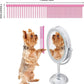 3 Pcs Stainless Steel Grooming Combs for Matted and Tangled Long Hair - Pet Guide Clippers for Dog and Cat