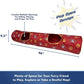 NFL San Francisco 49ers Cat Tunnel Tube Toy with Plush Football Catnip and Feathers Collapsible Tunnel for Cats to Play, Peek and Hide, Sporty & Fun Cat Tunnel Toy with Team Logo All-Over Design!