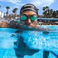 ARENA Unisex Python Racing Swim Goggles for Men and Women Anti-Fog No Leak Max Comfort Dual Strap, Mirror/Non-Mirror Lens