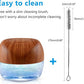Water-Based Purifier Air Washer, Air Revitalizer & Freshener, Air Fresher with 7 LED Color Changing Light for Rooms (DarkYellow)