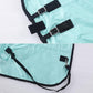Horse Fly Sheet, Standard Neck Comfy Mesh Fly Sheet for Horses, Equine Summer Sheets UV-Protective Green 63