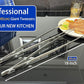 JETKONG 2 Pcs 18 Inch (45cm) Stainless Steel Grill Tongs Heavy Duty Giant Tweezer Tongs, Extra Large Tweezers Tools for Cooking, Grilling, BBQ and Turning Food (Silver)