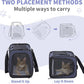 ‌Petsfit Airline Approved Pet Carrier for Small Cats, 16.5x8.6x11 TSA Approved Carrier, with Removable Dual-Sided Padding (2-Way Placement) - Fits Under Most Airplane Seats, Escape Proof (Navy)