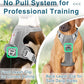 BARKBAY Dog Harness No Pull with ID Tag Pocket - Heavy Duty, Reflective, Easy Control for Large Dogs(Grey,M)