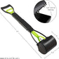 PETMAKER Pooper Scooper - Foldable Cat and Dog Poop Scoop with Ergonomic Handle - Enables One-Handed Use on Concrete, Grass, and Gravel (Green)