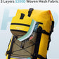ECOHUB Waterproof Backpack for Women Men, 30L Roll-Top Closure Heavy Duty Dry Bag for Travel with IPX8 Waterproof Phone Case
