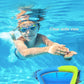 Kids Swim Goggles, Swimming Goggles for Kids with Nose Clip, Earplugs, Nose Bridge for Age 3-15