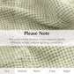 Salt Earth GOTS Certified 100% Organic Cotton Throw Blanket, 55" X 60" Waffle Blankets & Throws for Bed, Throw Blanket for Couch, Modern & Cozy Blanket, All Season, Comfy & Soft Blankets (Sea Foam)