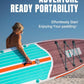 Niphean Inflatable Stand Up Paddle Board with SUP Accessories, Anti-Slip EVA Deck, 10’6’’ Inflatable Paddle Boards for Adults & Youth of All Skill Levels