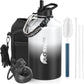 Insulated Water Bottle 128 oz, Triple Wall Vacuum Stainless Steel(Cold for 48 Hrs),Leak Proof & BPA-Free,One Gallon Water Bottle with Reflective Paracord & Flip Straw for Sports & Travel, DarkGray