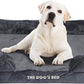 The Dog’s Bed, Orthopedic Standard Foam Waterproof Dog Bed with Standard Support, XL Grey Plush, Waterproof, Supportive Dog Bed with Replaceable Covers, Veterinary Approved