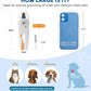 Pet Nail Clipper with Light for Cats & Small Dogs Puppies, Ultra Bright LED to Illuminate Nail Bloodline to Avoid Over Cutting, Extra-Sharp and Durable Cat Claw Trimmer with Nail File (White)