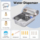 Automatic Water Dispenser for Dog, 3L Dog Water Bowl Dispenser, Stainless Steel Indoor/Outdoor Water Feeder Suitable for Dogs Livestock Chicken Horse, Easy to Clean