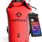 Earth Pak Waterproof Dry Bag - Roll Top Waterproof Backpack Sack Keeps Gear Dry for Kayak with Waterproof Phone Case