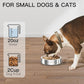 20oz Stainless Steel Cat Food & Water Bowl - Double Walled 304 Stainless Steel Non-Slip Cat Dish | BPA-Free & Dishwasher Safe for Indoor Cats