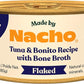 Made by Nacho Flaked Filets Recipe in Bone Broth, Grain-Free Chef's Selects Wet Food for Cats Balanced Diet in Naturally Hydrating Pumpkin-Infused Broth (3.0 oz (Pack of 12), Tuna & Bonito)