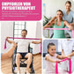 Resistance Bands, Exercise Bands, Physical Therapy Bands for Strength Training, Yoga, Pilates, Stretch Elastic Band with Different Strengths, Workout Bands for Home Gym