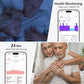 Thin Smart Ring for Fitness & Health Tracking -Heart Rate/Blood Oxygen Monitor, 5ATM Waterproof, Sleep Analysis, Pedometer -No APP Subscription Compatible with Smartphone (Black, 10)
