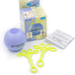 Physical Therapy Hand Exerciser - Forearm Exerciser with Stress Relief Ball - Hand Therapy Balls for Exercise, Training - Finger Exerciser & Strengthener - Soft Tension, Purple