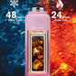 40oz Insulated Water Bottle,Stainless Steel Vacuum Water Bottle, BPA-Free & Leakproof -with Paracord Handle,Strap,Straw Spout Lids,Large Water Jug for Gym Sports